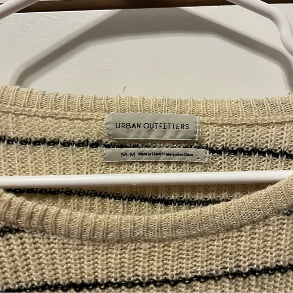 Urban Outfitters Cream & Black Stripe Sweater - Picture 4 of 5